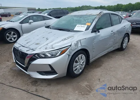 2021 Nissan Sentra S Xtronic Cvt из США, поврежденный, VIN 3N1AB8BV9MY329655